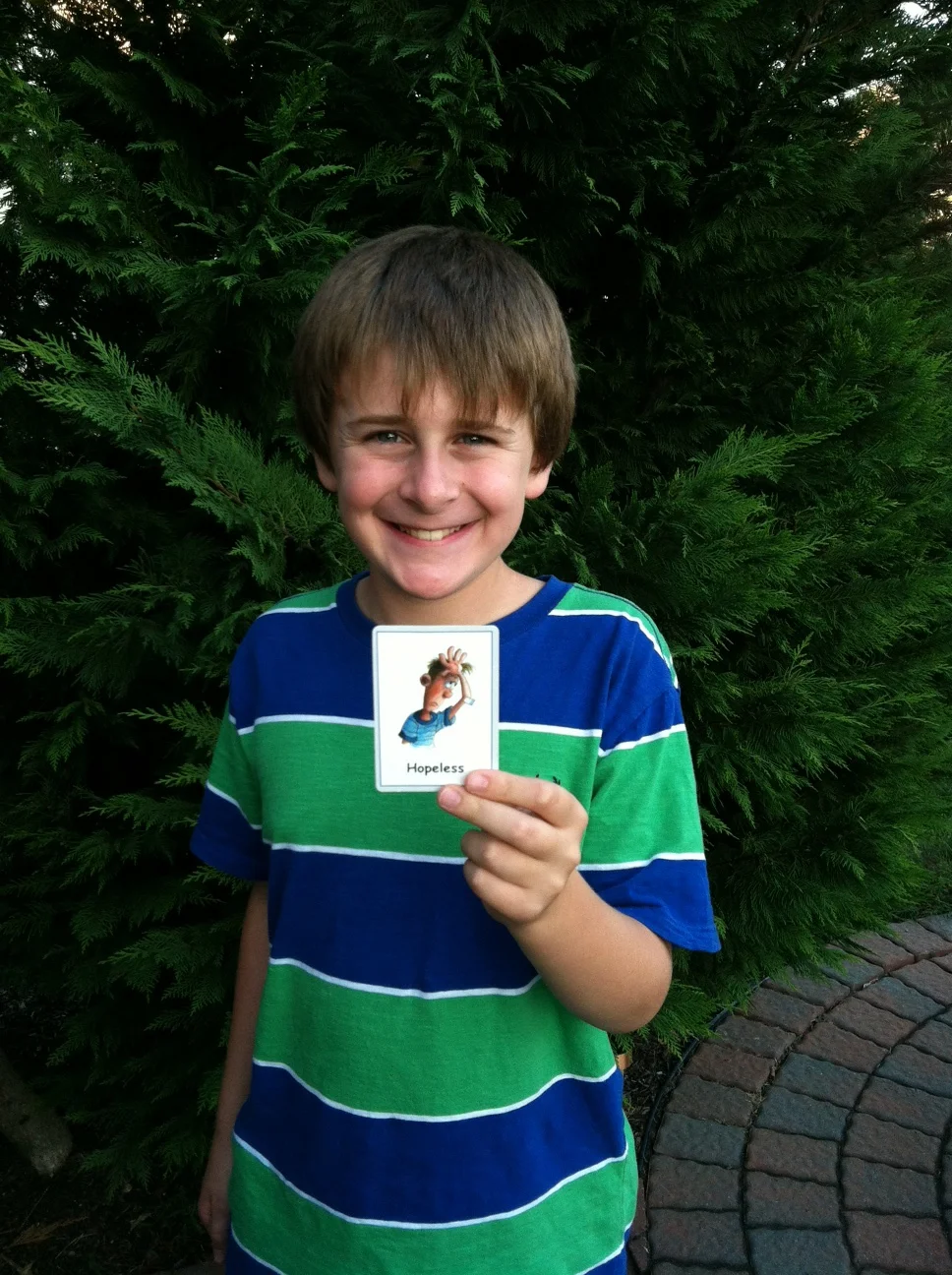 Owen with the Hopeless Card