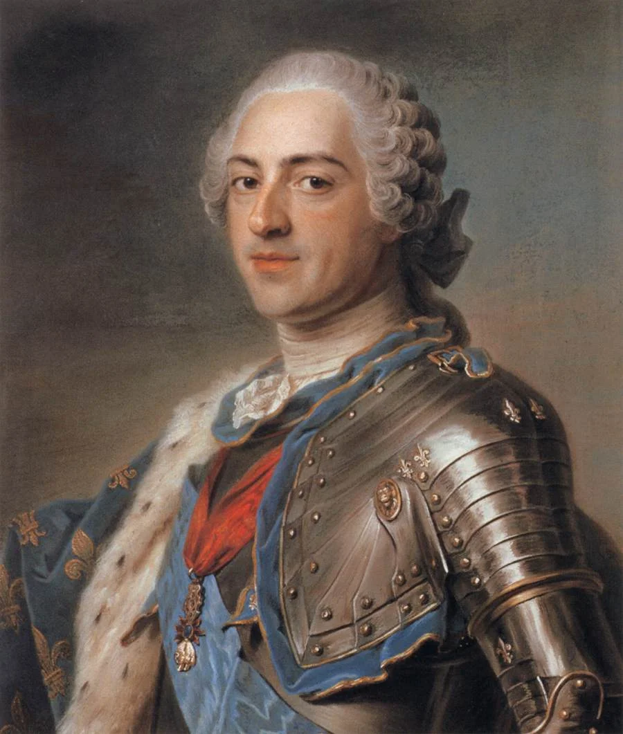 18th century King Louis XVI loved his powder and wigs.