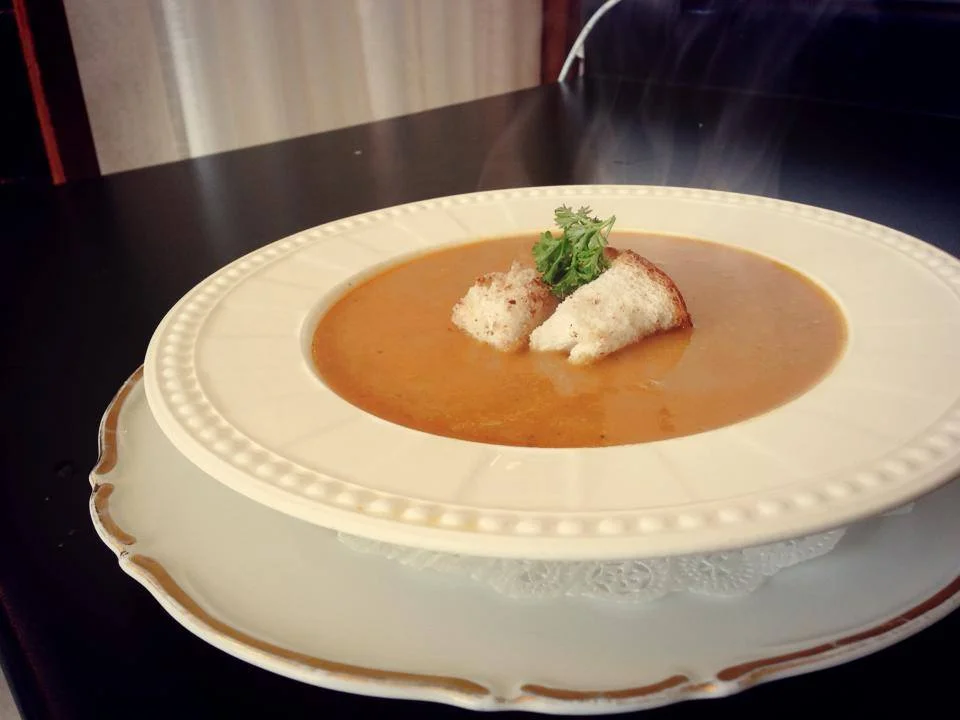 Our Roasted Pumpkin Soup is made from pumpkin roasted in our oven... Why use anything but??