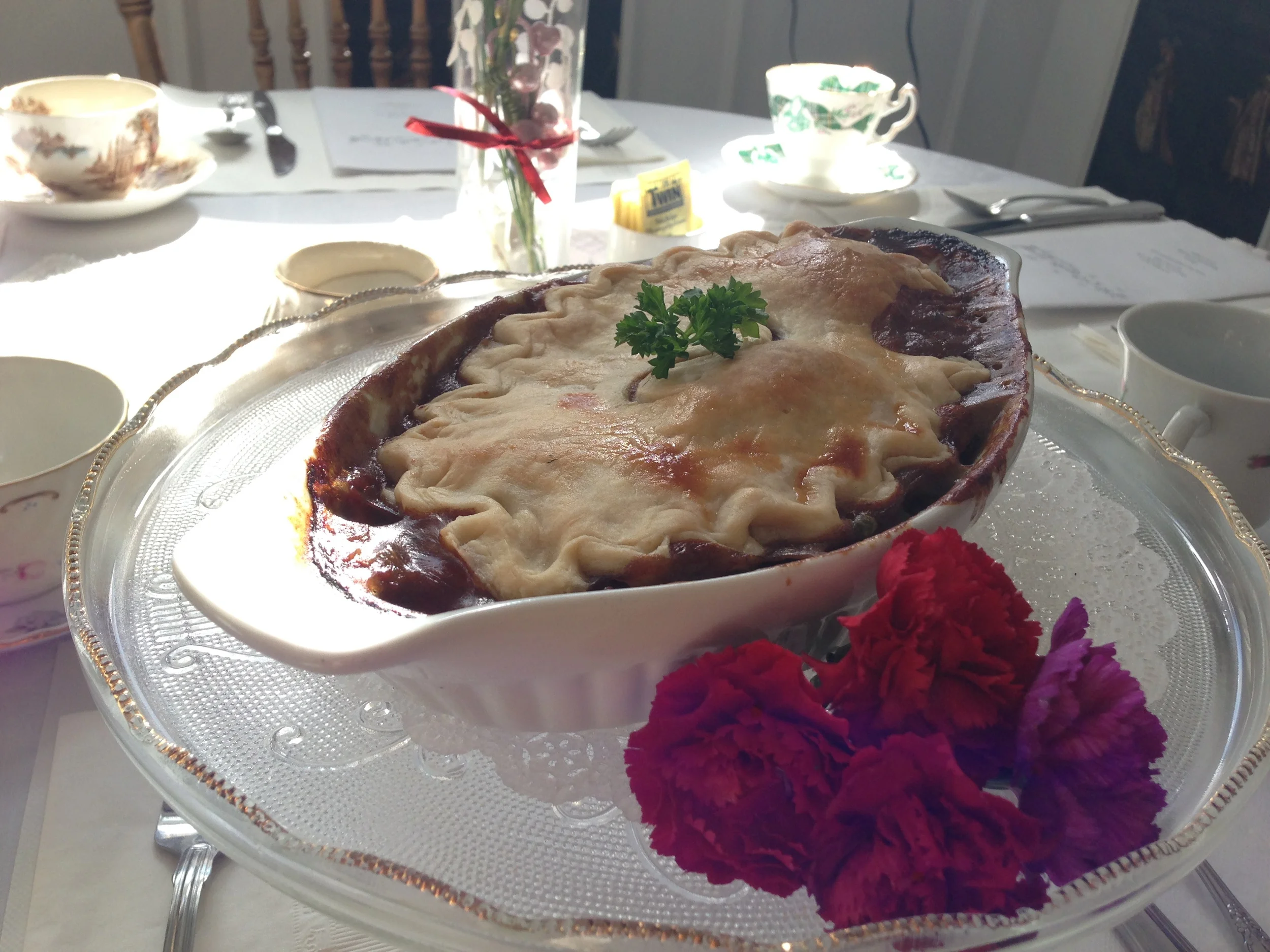 Beef & Guinness Pies are a regular wintertime feature.
