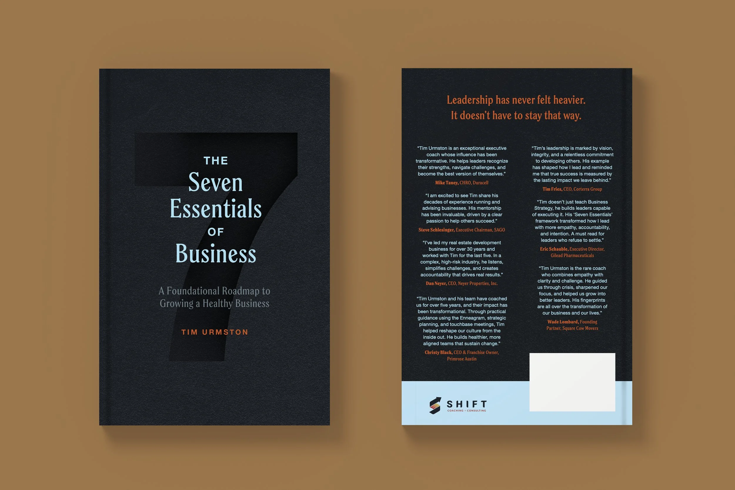 The 7 Essentials of Business – full book cover, interior book layout, and ebook design