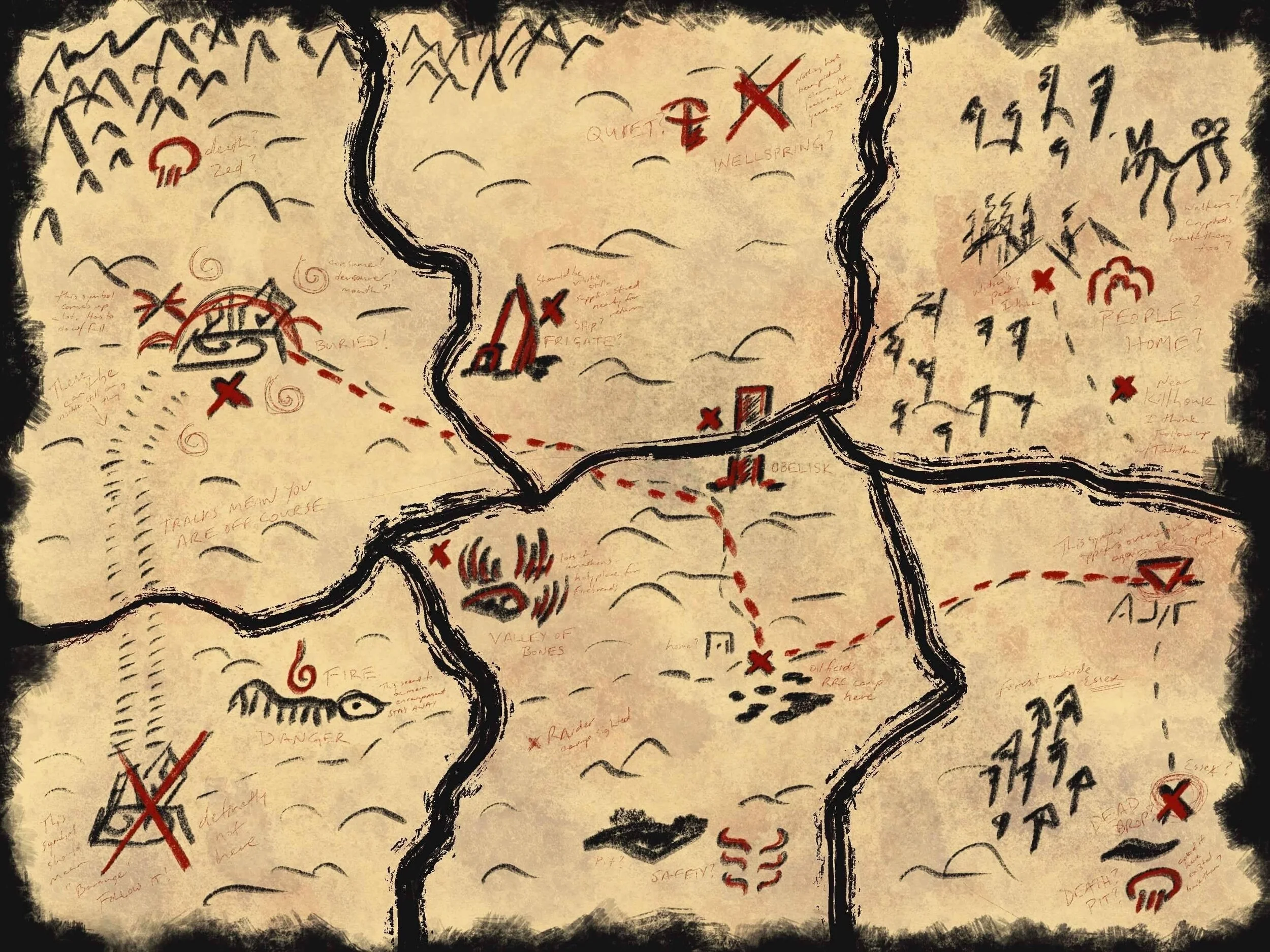 The Map to Barogue - won as part of the Dead Man’s Hand Tournament in Essex