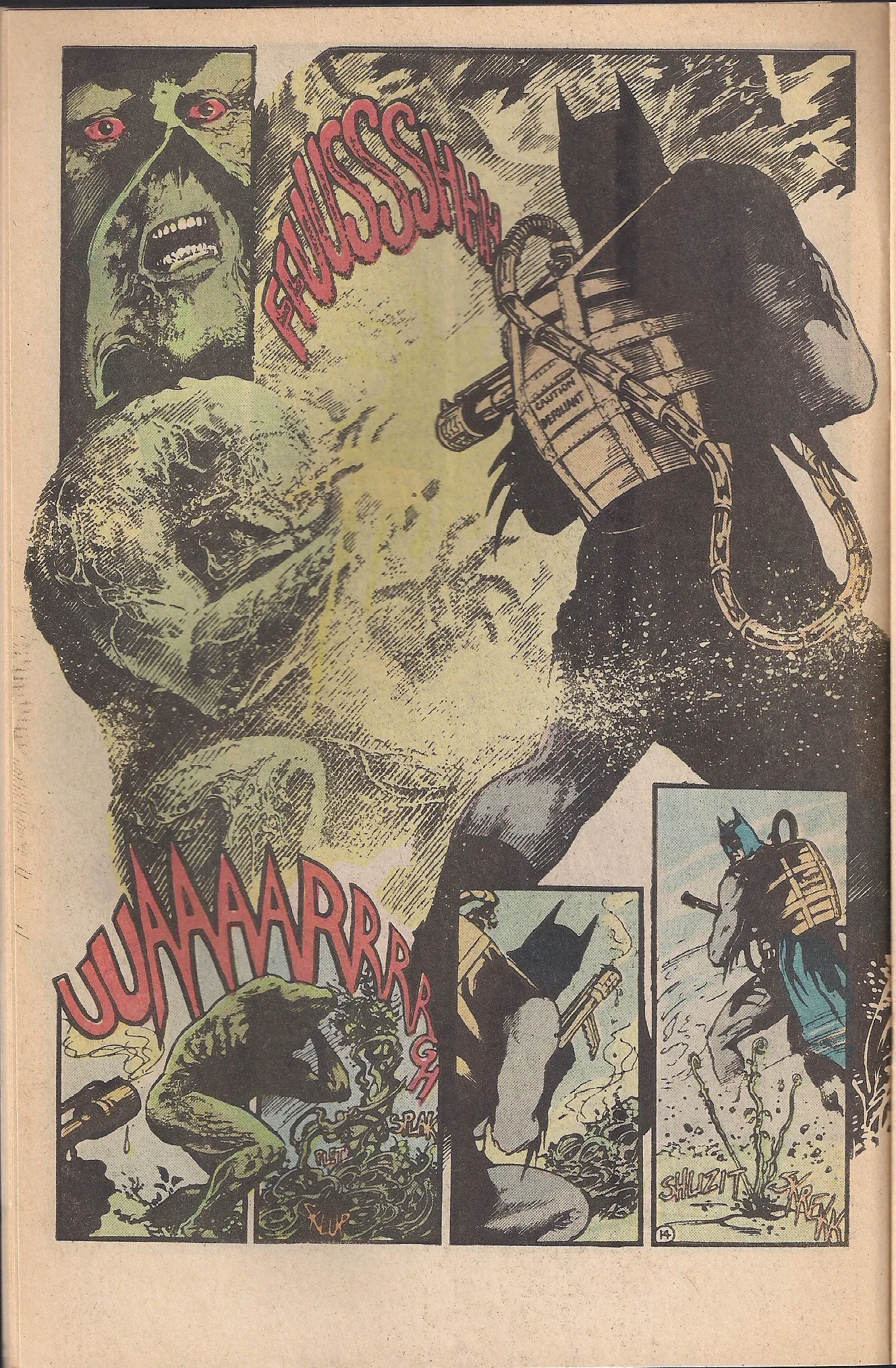 Batman is about to find out that Swamp Thing is RoundUp resistant!
