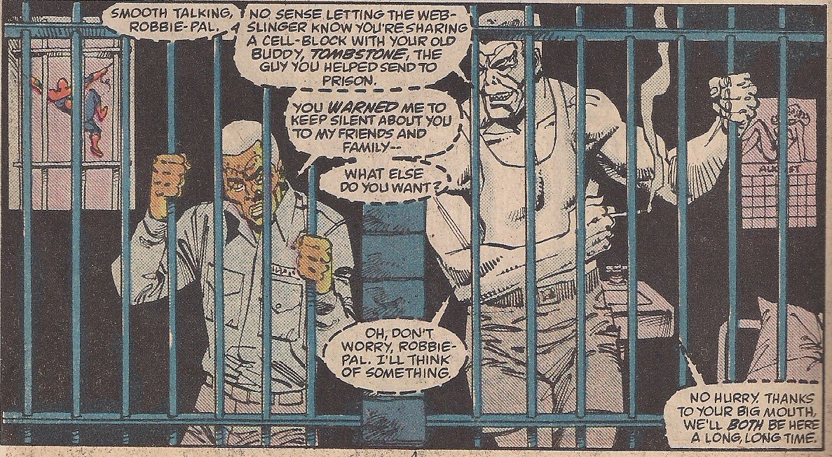 Apparently our hero has selective Spider-Sense.