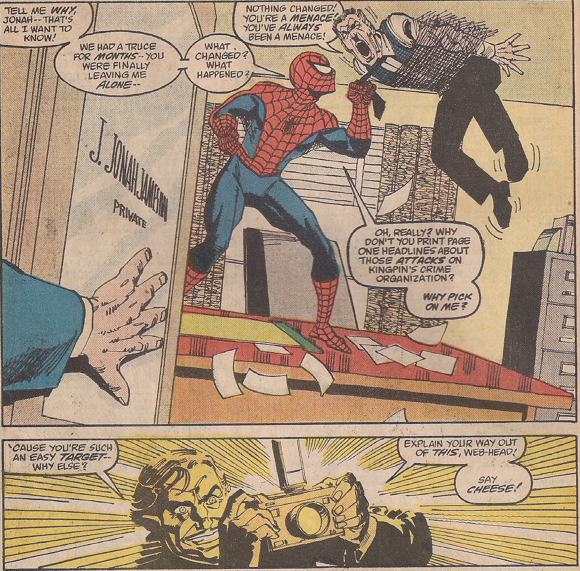 Peter couldn't have thought that would work, could he?