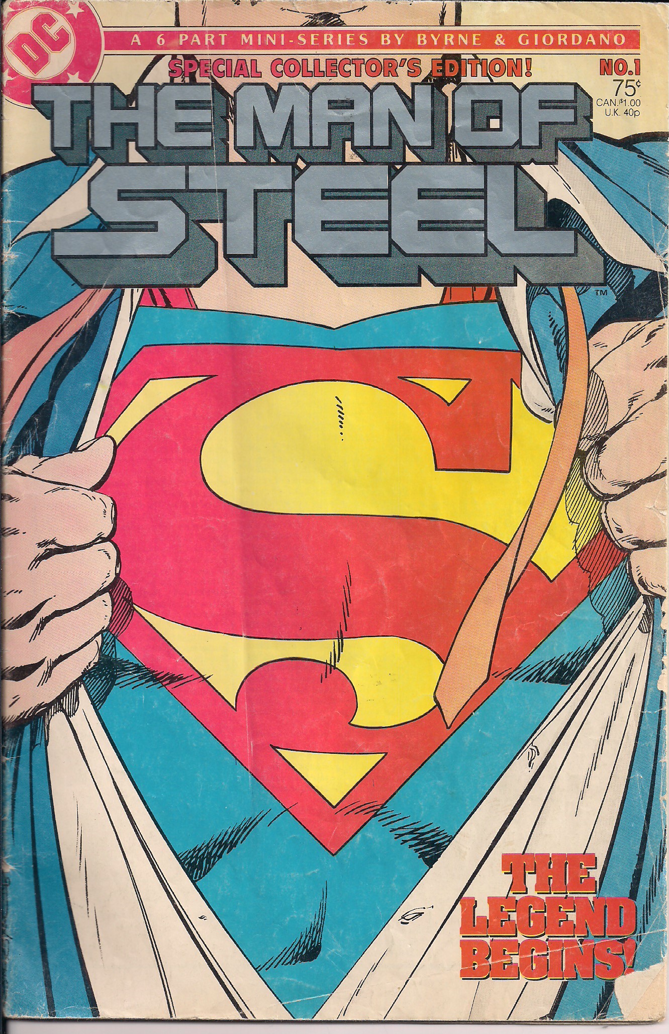 The Legend Begins, Again. (The Man of Steel #1)