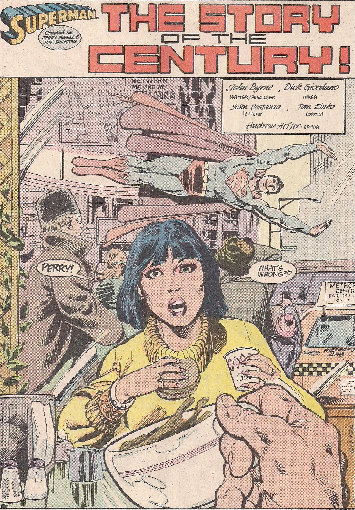 The perfect way to introduce a rebooted Superman to Metropolis.