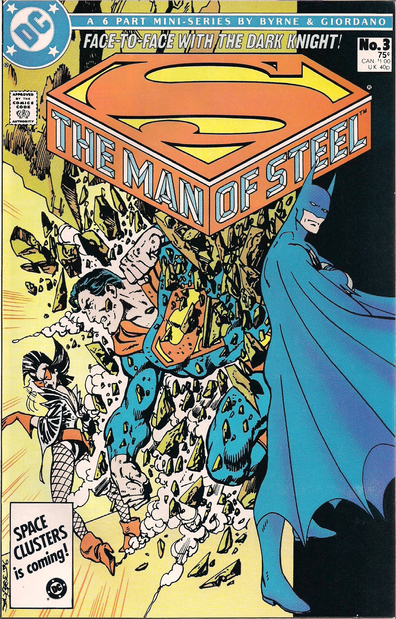 Superman knows how to make an entrance!
