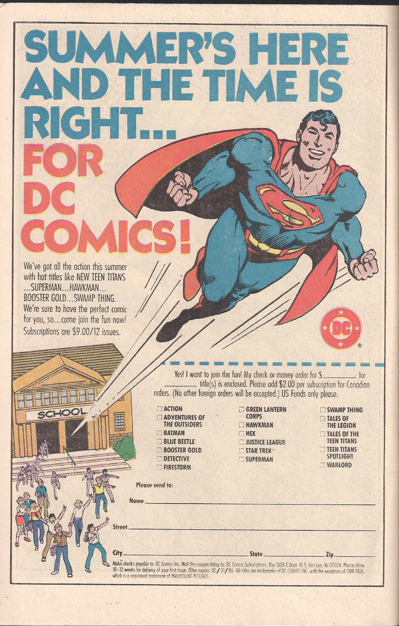 Can you even subscribe to comics anymore via mail?