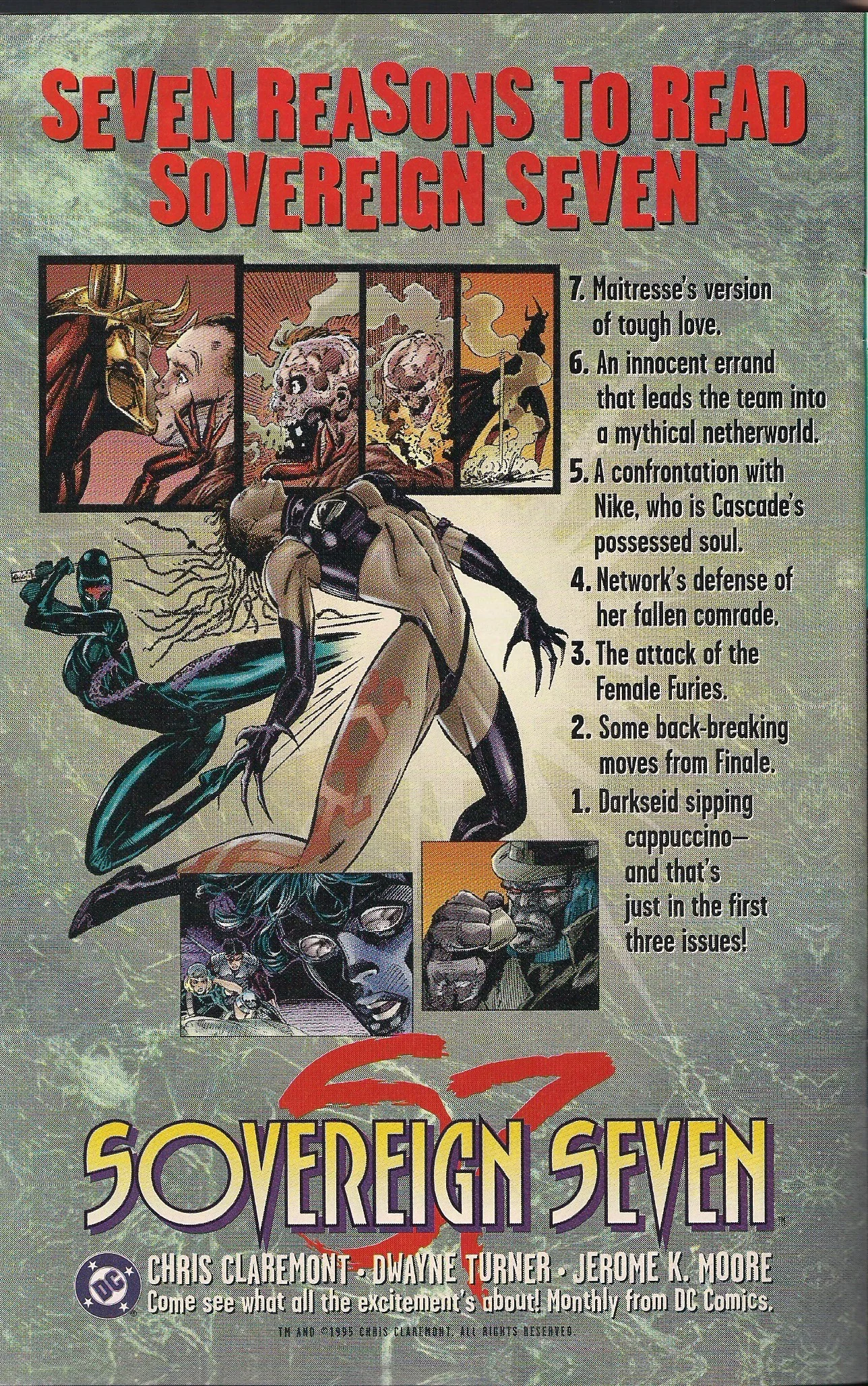 Anyone remember this book? I think I remember Wizard liking it. I am intrigued by Darkseid drinking a cappuccino. 