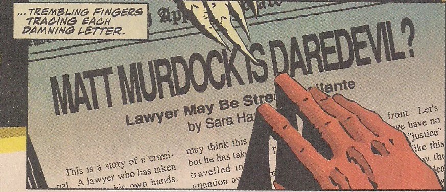Seriously, this must happen to Daredevil once a month!
