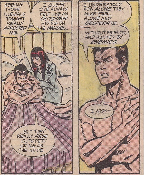 The immigration crisis is giving Peter nightmares.