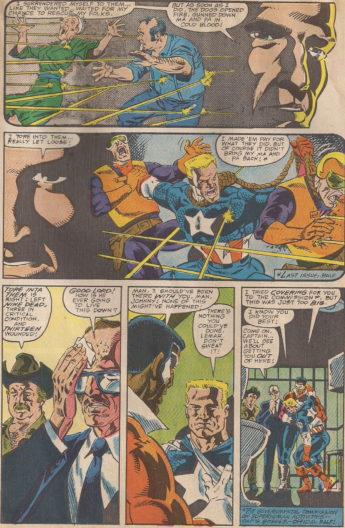 I feel like Dick Cheney would love this Captain America