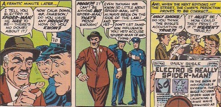 When in doubt, blame Spider-Man!