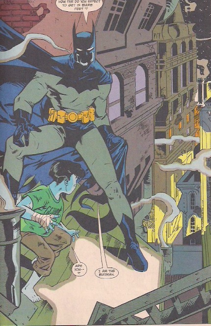 The first meeting between Batman and Robin!