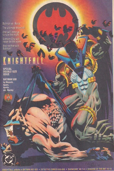 Batman scratches Bane like a cat?