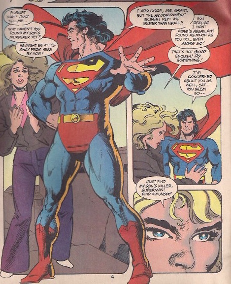 Judging by Cat's pants, we've flashed back to the 70s
