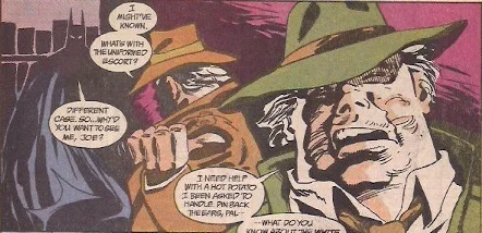 "Why no, I've never heard that I look like Harvey Bullock."