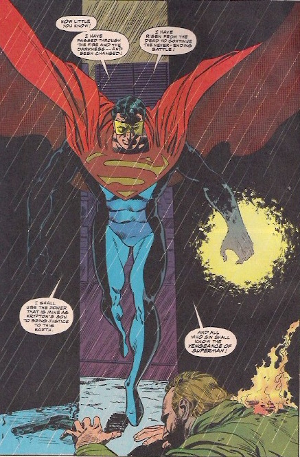 Up is down, Black is white, the glasses are part of Superman's costume, not the disguise!