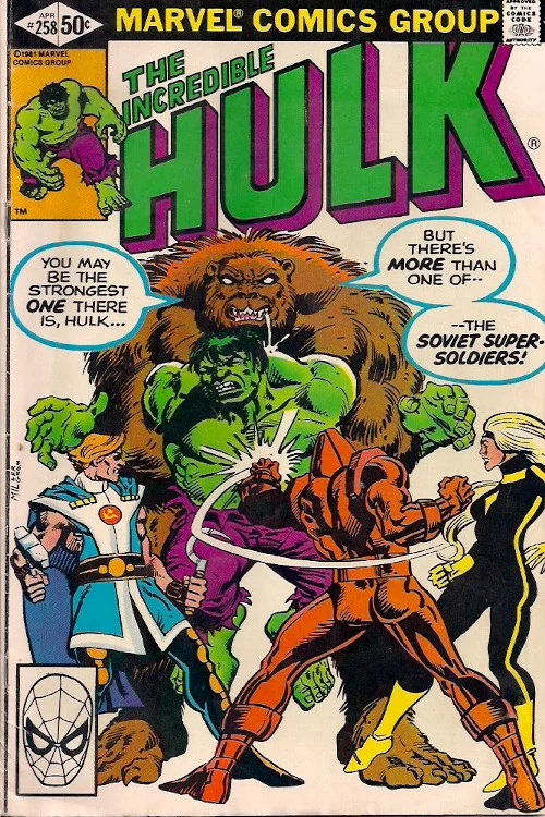 The Incredible Hulk goes behind the Iron Curtain! (The Incredible Hulk #258)