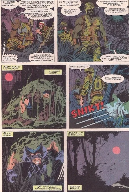 If he gets close enough for you to hear the "snikt," you've already lost.