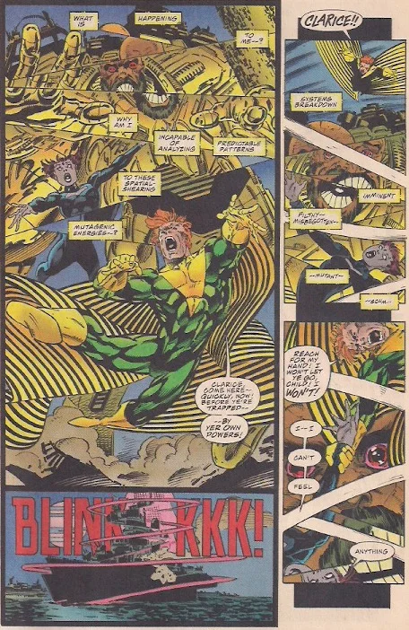 Blink's power was pretty cool. Too bad she blinked herself out of existance.