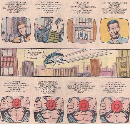 I love 80s comics with TV news montage. 