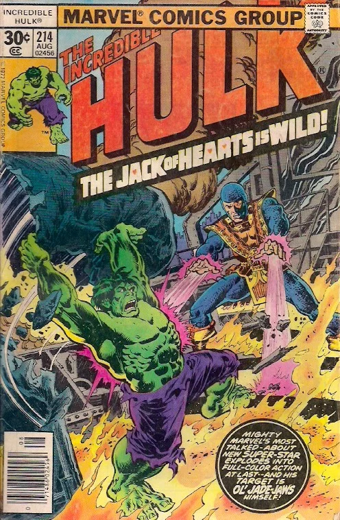 The Jack of Hearts is Wild! (The Incredible Hulk #214)