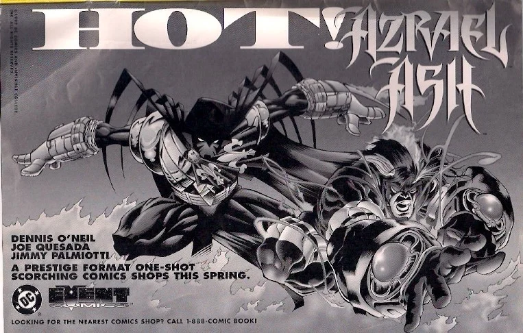 Quesada and Palmiotti right before they saved Marvel. Rotated for your reading convenience. Seriously, who puts an ad in sideways?