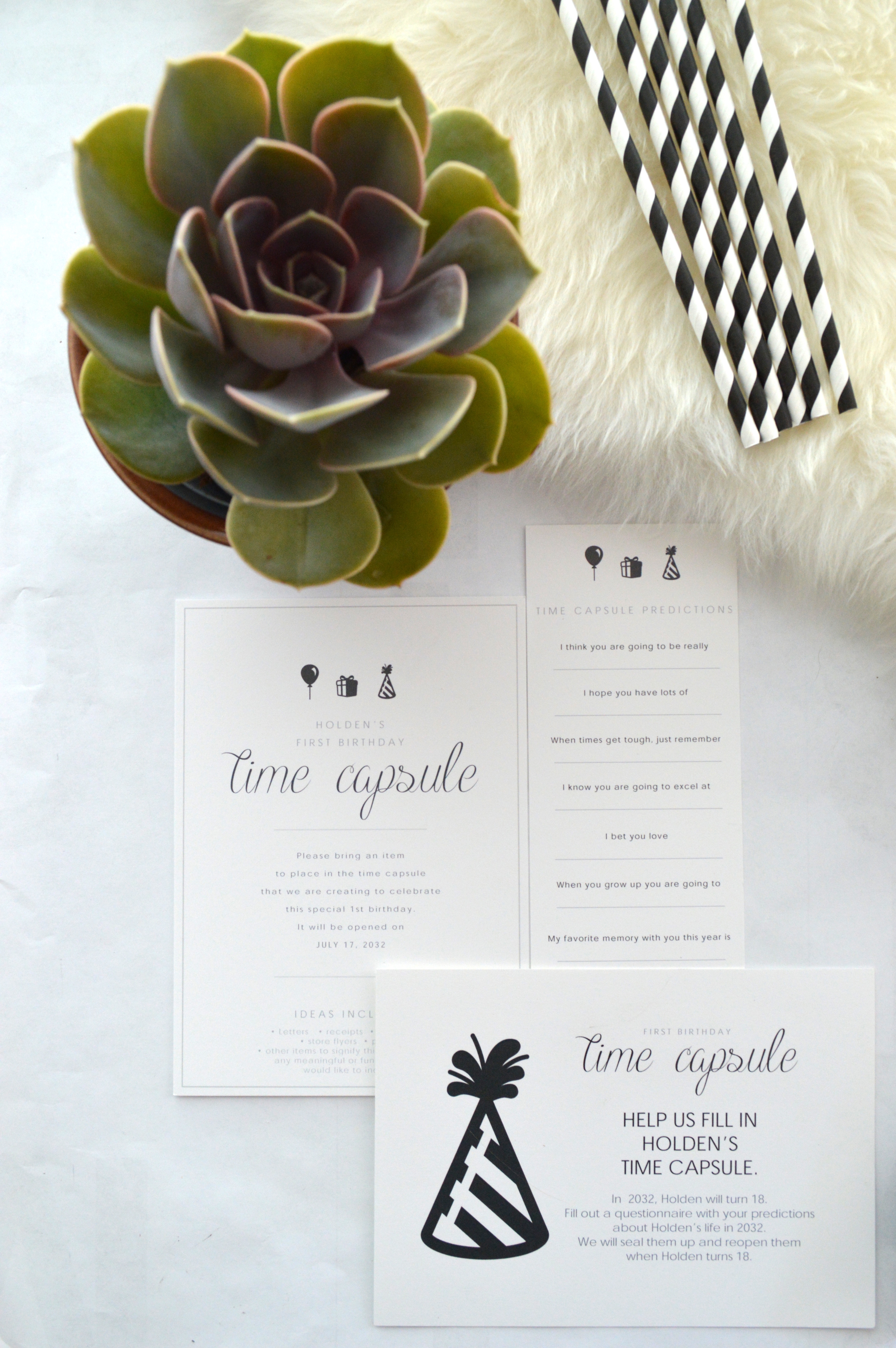 Time Capsule First Birthday Printable Time Capsule Birthday Time Capsule Mustache Birthday Mustache Bash Moustache Birthday Mustache Party