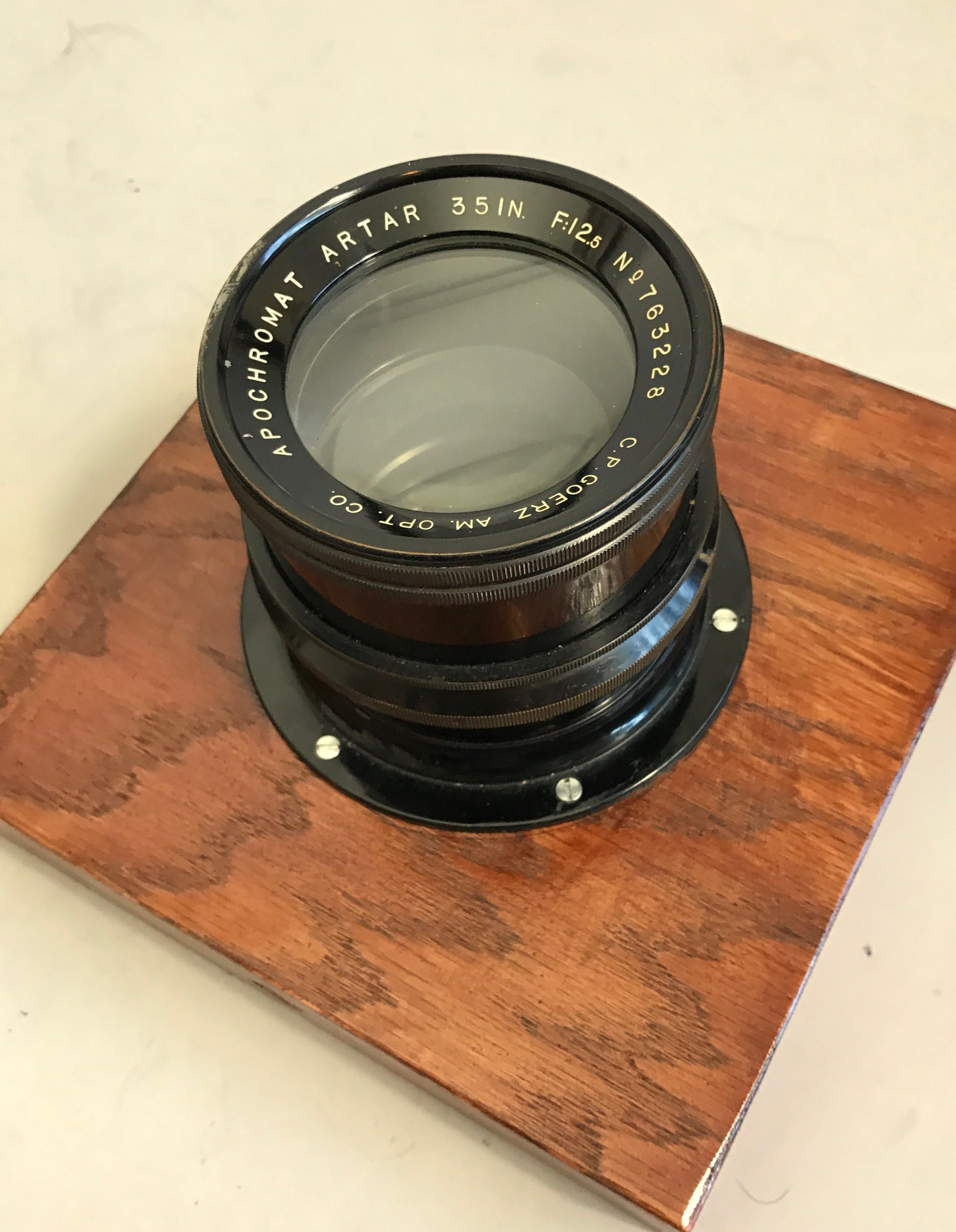 Goerz Artar 35" lens