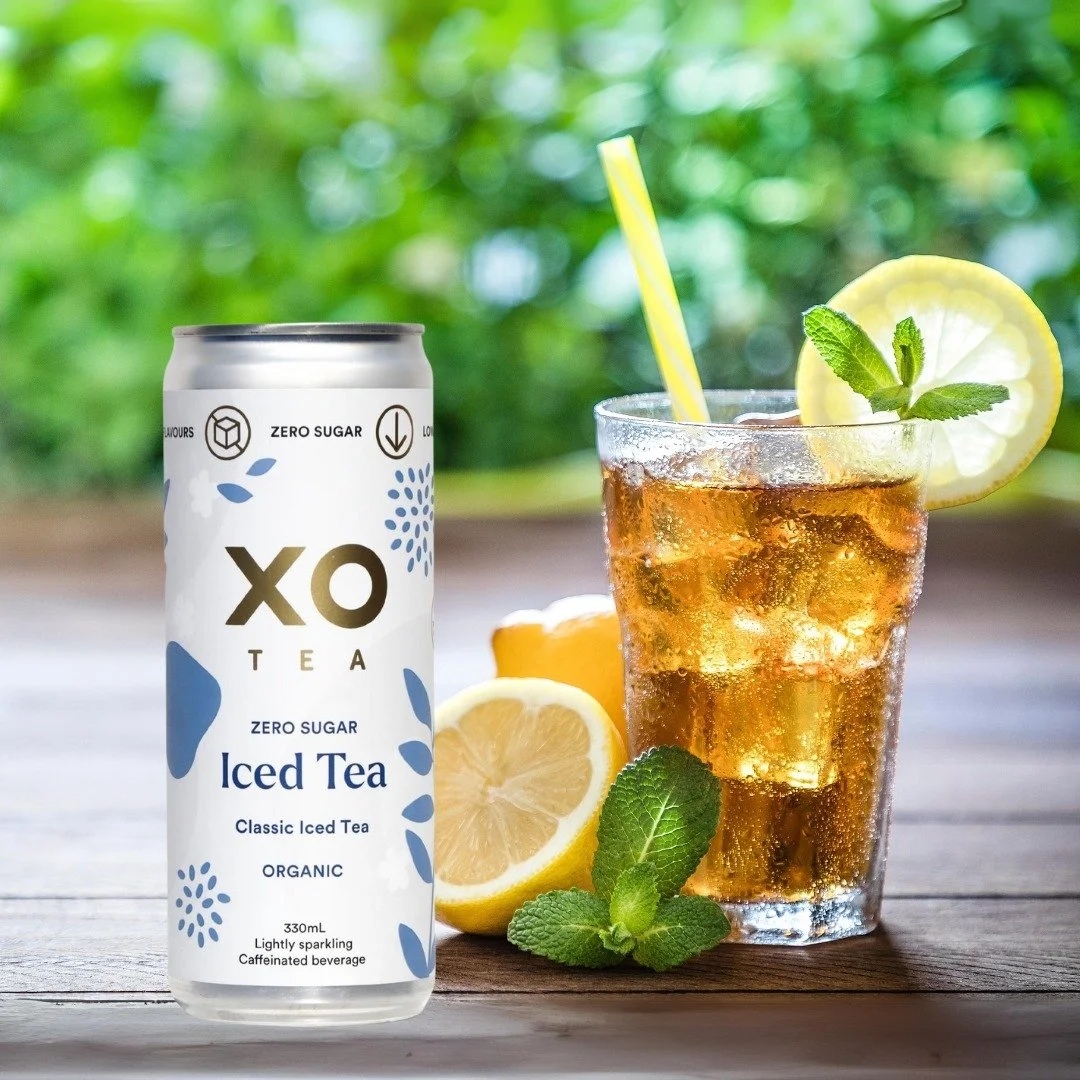 The warmer weather is well and truly here today and we could really go an iced tea right now! You too? XO Tea's Iced Teas are the perfect drink for a cool, crisp and refreshing break on a hot day. They're free from sugar with real leaf tea, zero extr