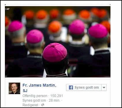 Fr. James Martin SJ: A great deal of important news from the Vatican this morning.