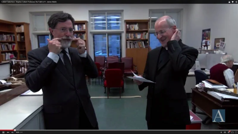 Colbert Catechism: Stephen Colbert Professes His Faith to Fr. James Martin