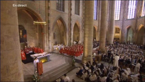 Pinsedagsmesse fra kirken Sankt Thomas Aquin i Toulouse