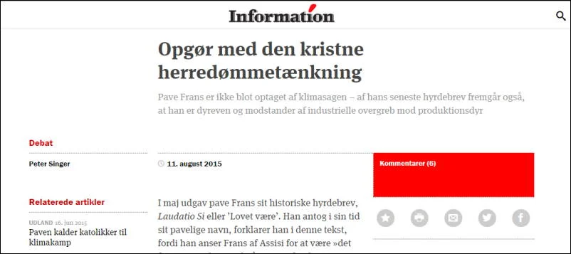 Information: Opgør med den kristne herredømmetænkning