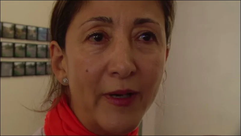 Ingrid Betancourt, 14 août 2015 : retour à la Grotte de Lourdes (France)