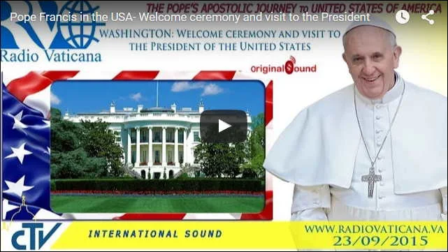 Vatikanet: Pope Francis in the USA- Welcome ceremony and visit to the President