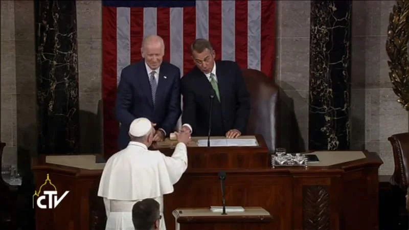 Pave Frans's tale til kongressen i Washington