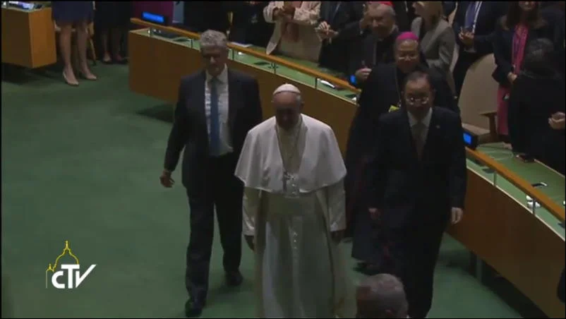 Pave Frans's tale til FN's generalforsamling