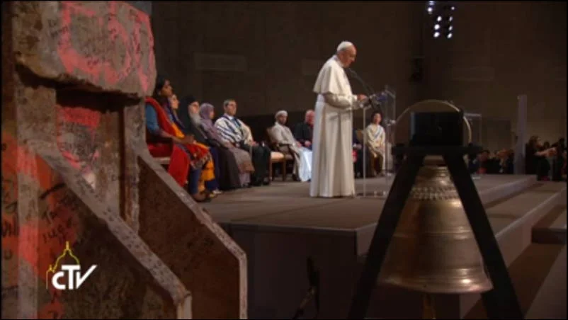 Pave Frans's tale ved Ground Zero