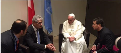 Mogens Lykketoft og Pave Frans