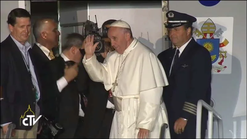 Vatican Radio: Pave Frans' pressemøde i flyet retur til Rom