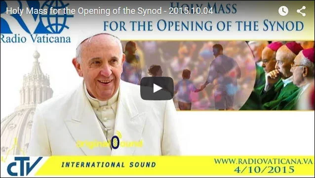 Vatikanet: Holy Mass for the Opening of the Synod