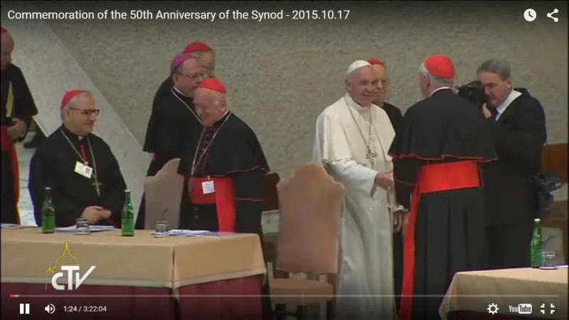 Vatikanet: Commemoration of the 50th Anniversary of the Synod