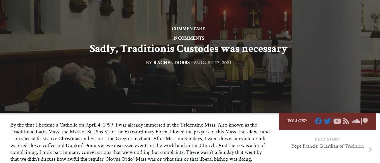 Where Peter Is: Sadly, Traditionis Custodes was necessary
