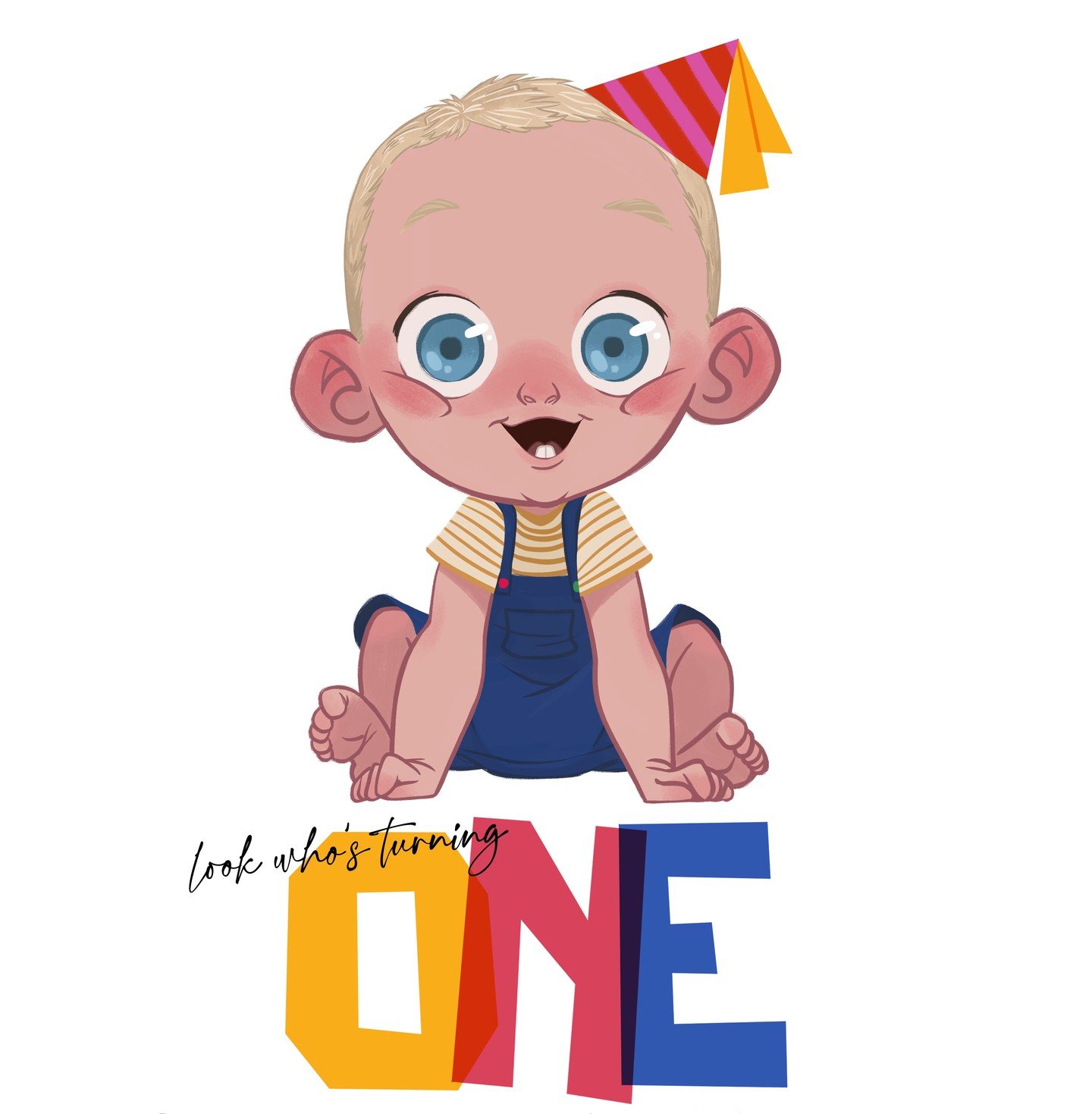 Yesterday my youngest little Bille(-Pop) celebrated his first birthday. Congratulations to my little man and thank you for all the colors you've brought to our lives &lt;3 #girlsinanimation #babys1stbirthday #1yearold