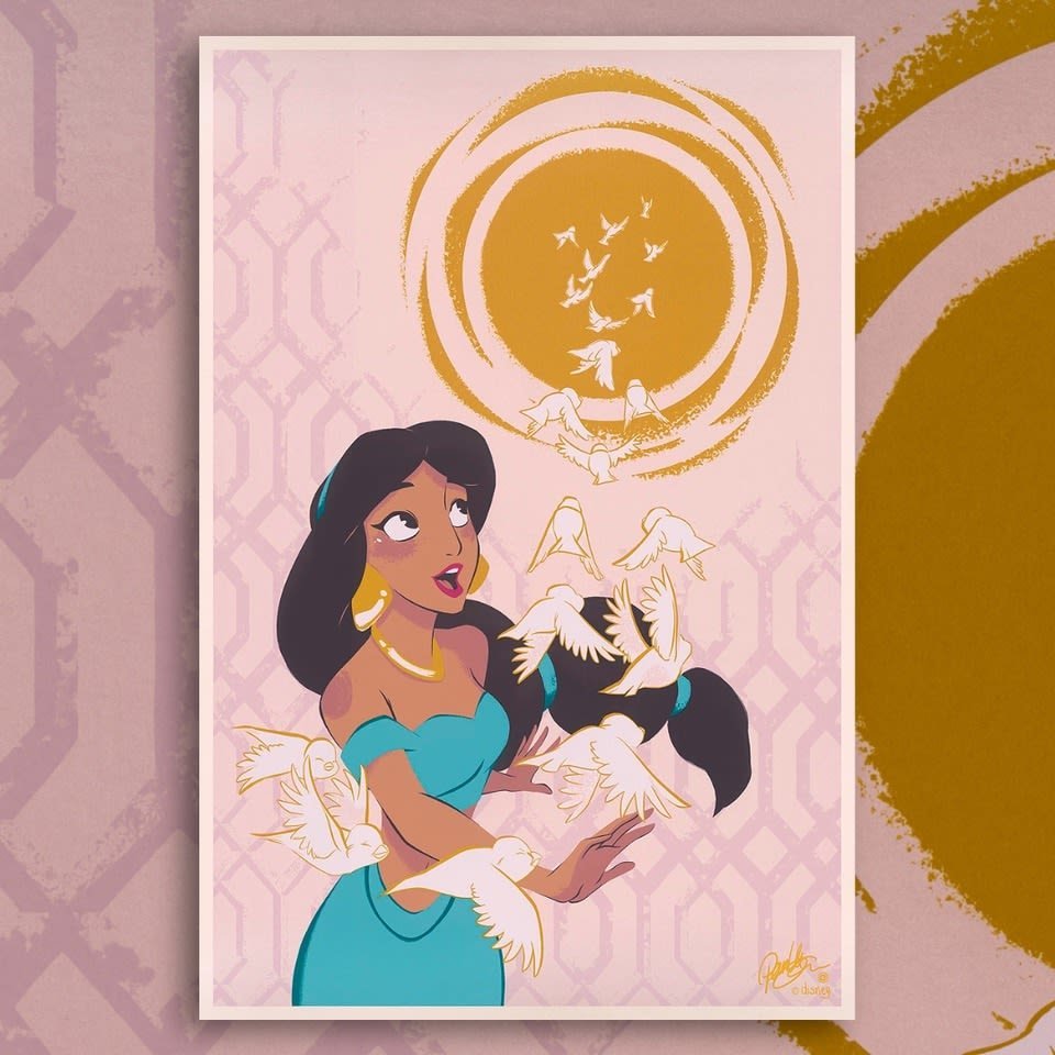 I'm thrilled to share this with you finally. I collaborated with @cyclopsprints and @Disney to create a tribute to the 1992 film Aladdin, and I'm really happy with how it turned out. It's a limited edition, so if you're interested, check it out.

Jas