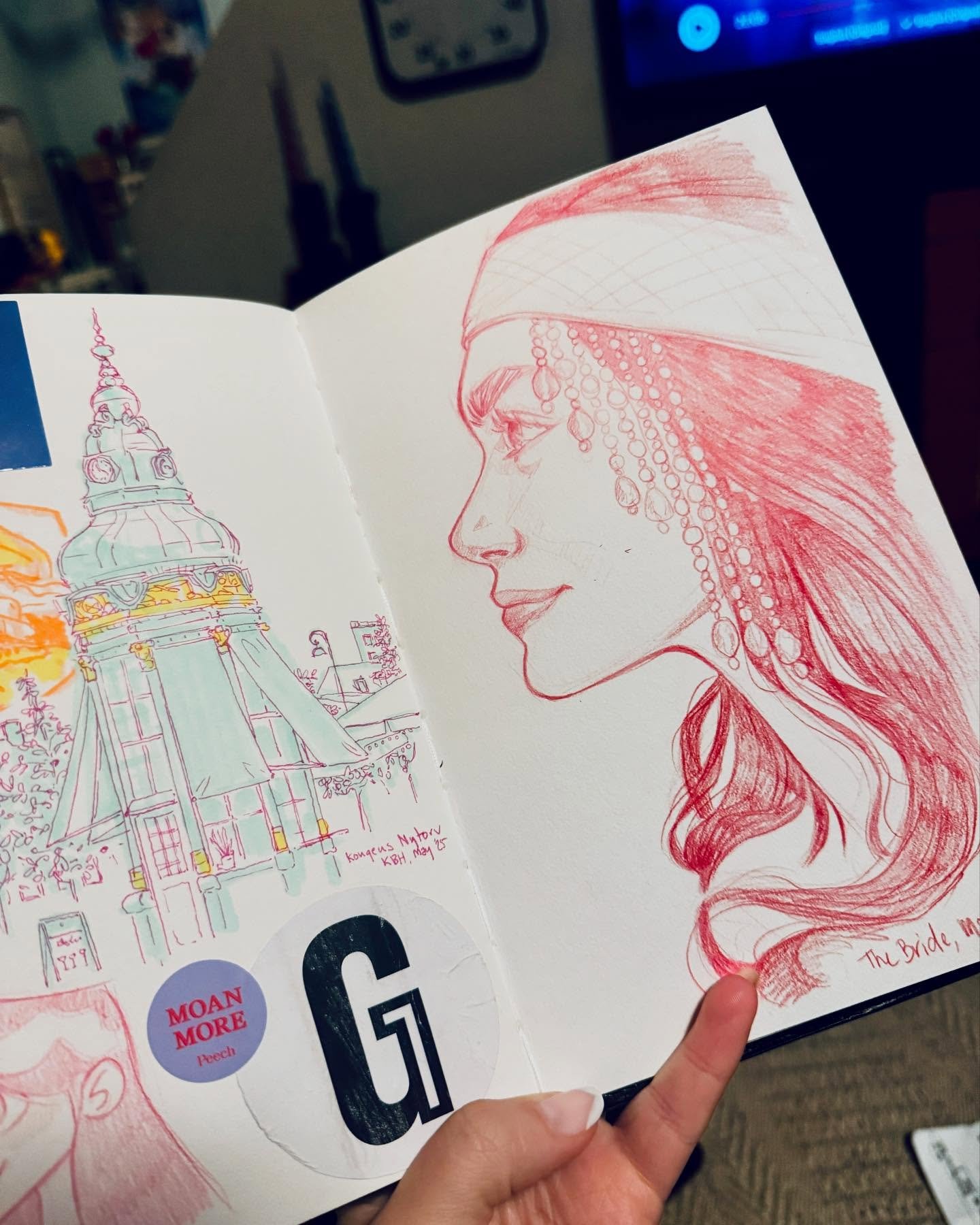 Sketchbook moment ✏️ 
#girlsinanimation #bride #sketch #sketchbook