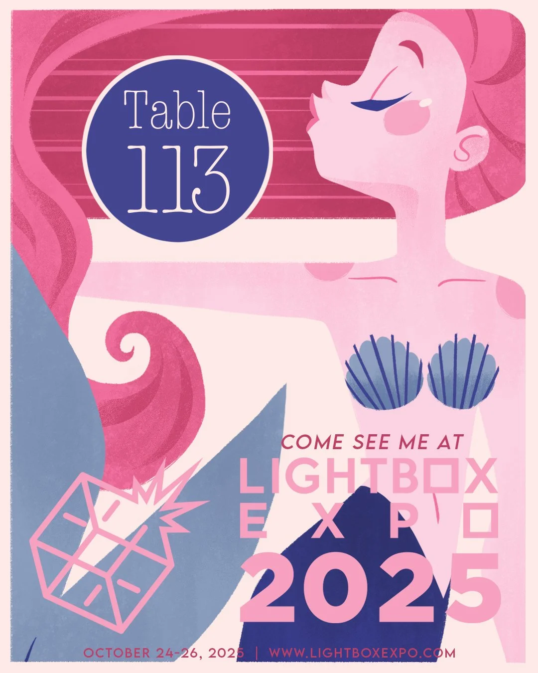 I&rsquo;m so excited to attend @lightboxexpo next month! You&rsquo;ll find me at Table 113, right next to the amazing @lianahee ✨ I&rsquo;ll be bringing plenty of new goodies and special mystery packs of older prints at lower prices. I&rsquo;m eager 